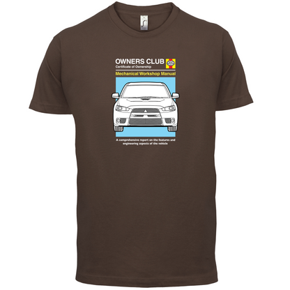 Car Owners Manual Evo T Shirt