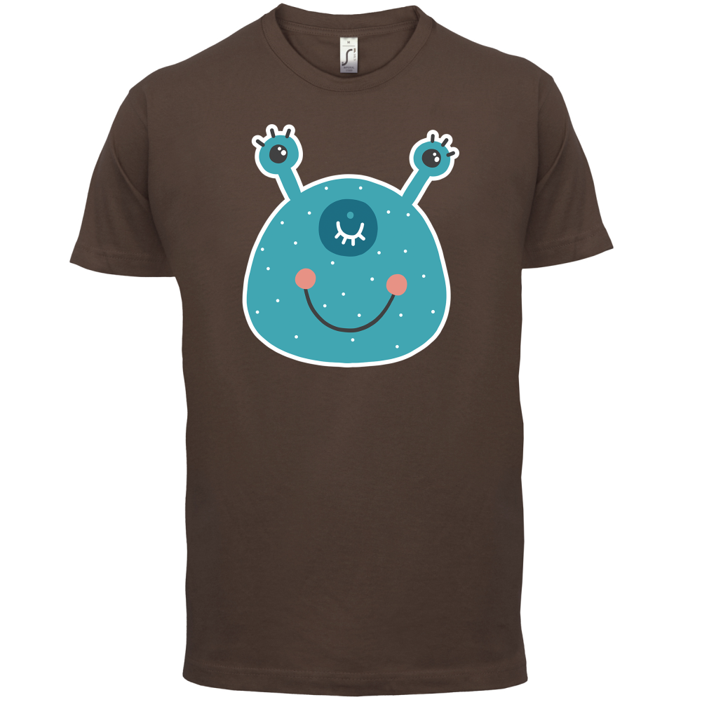 Smiley Face Alien T Shirt