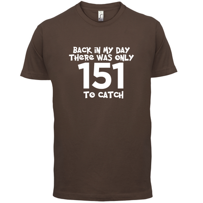 There was Only 151 To Catch T Shirt
