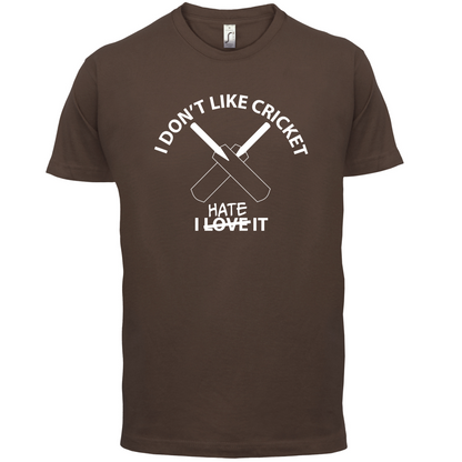 Don't Like Cricket Hate It  T Shirt