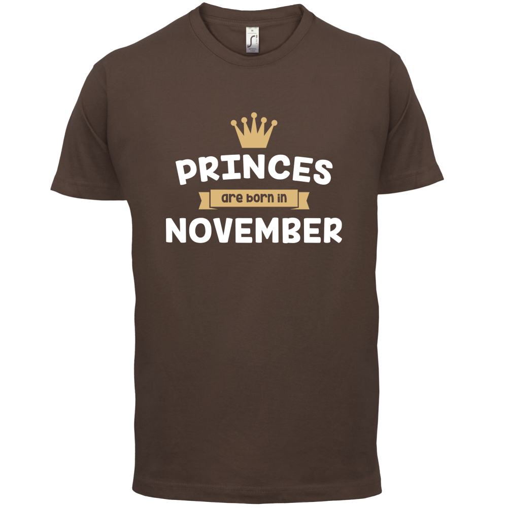 Princes Are Born In November T Shirt