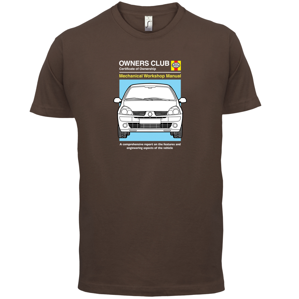 Car Owners Manual Clio T Shirt