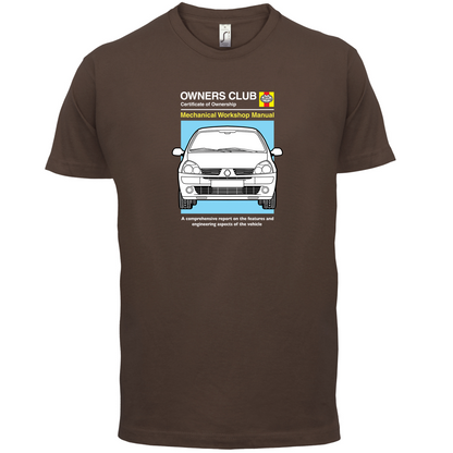 Car Owners Manual Clio T Shirt