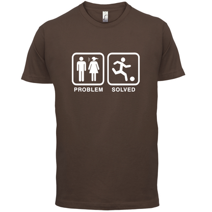 Problem Solved Football  T Shirt