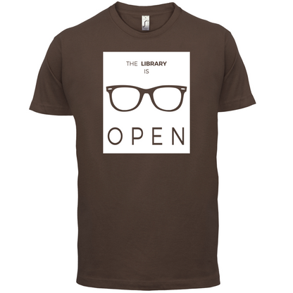 Library Is Open T Shirt