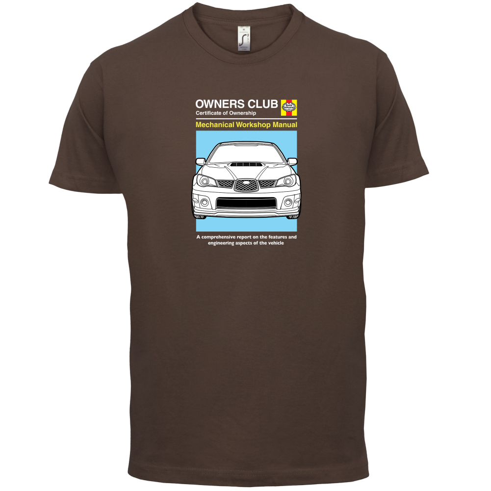 Car Owners Manual Impreza T Shirt