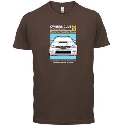 Car Owners Manual Impreza T Shirt