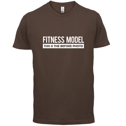 Fitness Model Before Photo T Shirt
