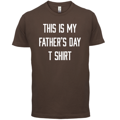 This Is My Fathers Day T Shirt T Shirt