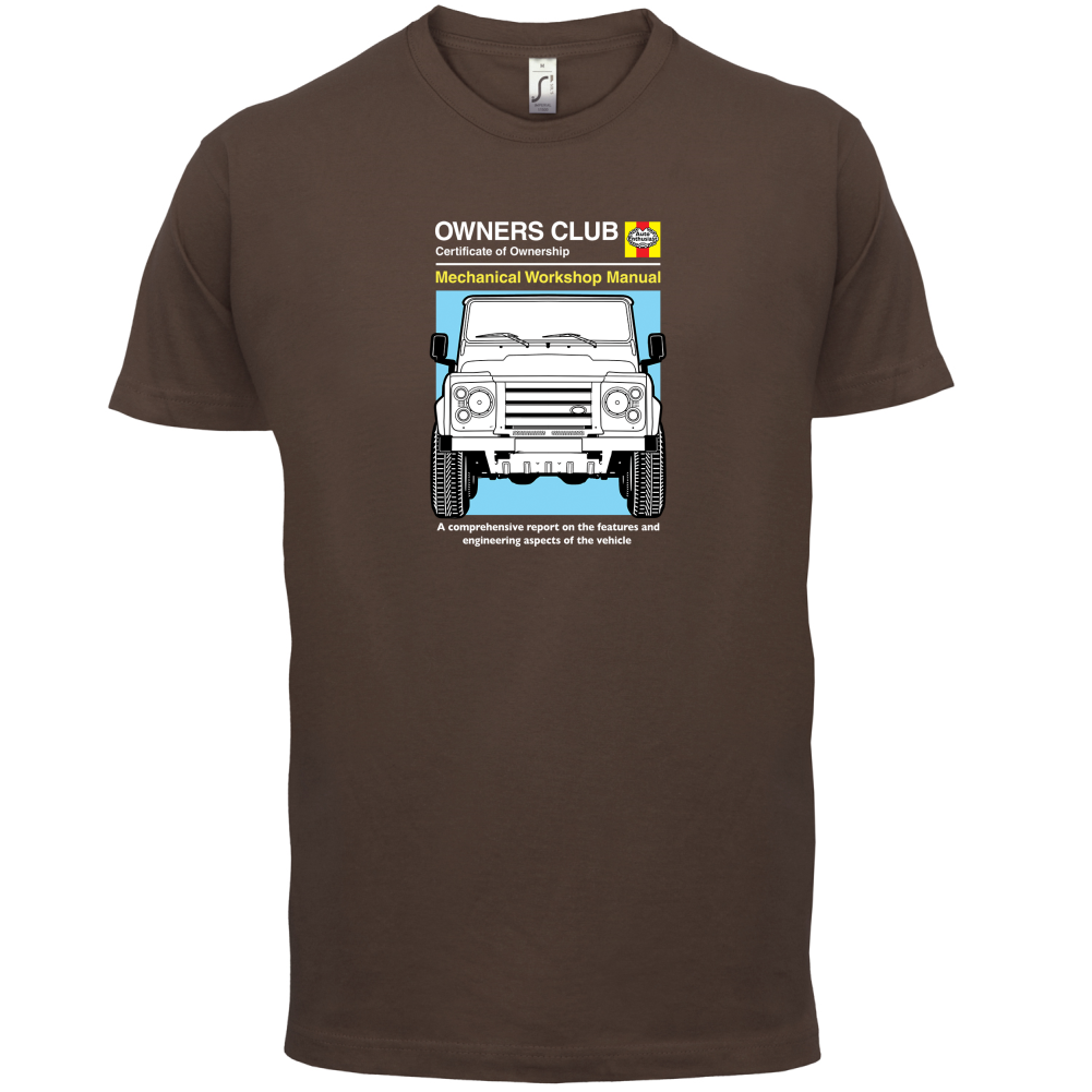 Car Owners Manual Land Rover T Shirt