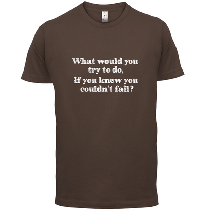 What Would You Do If You Couldn't Fail T Shirt