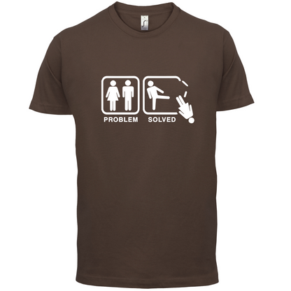 Problem Solved Man Kick T Shirt