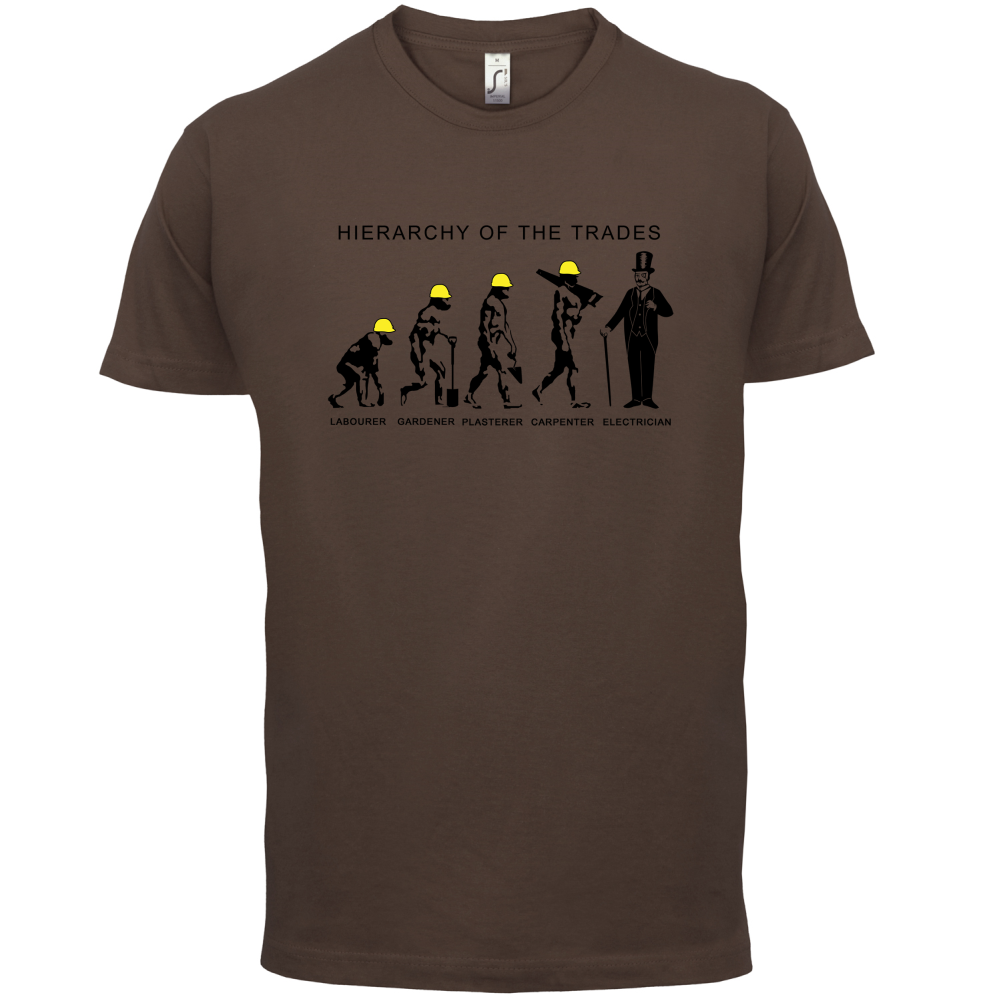 Hierarchy of Trades Electricians T Shirt