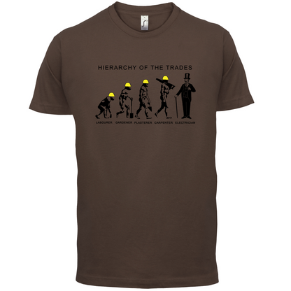 Hierarchy of Trades Electricians T Shirt
