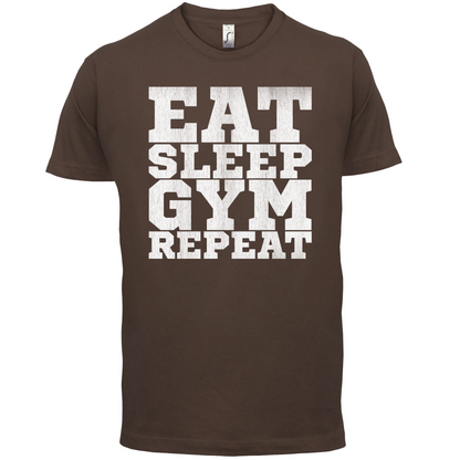 Eat Sleep Gym REPEAT T Shirt
