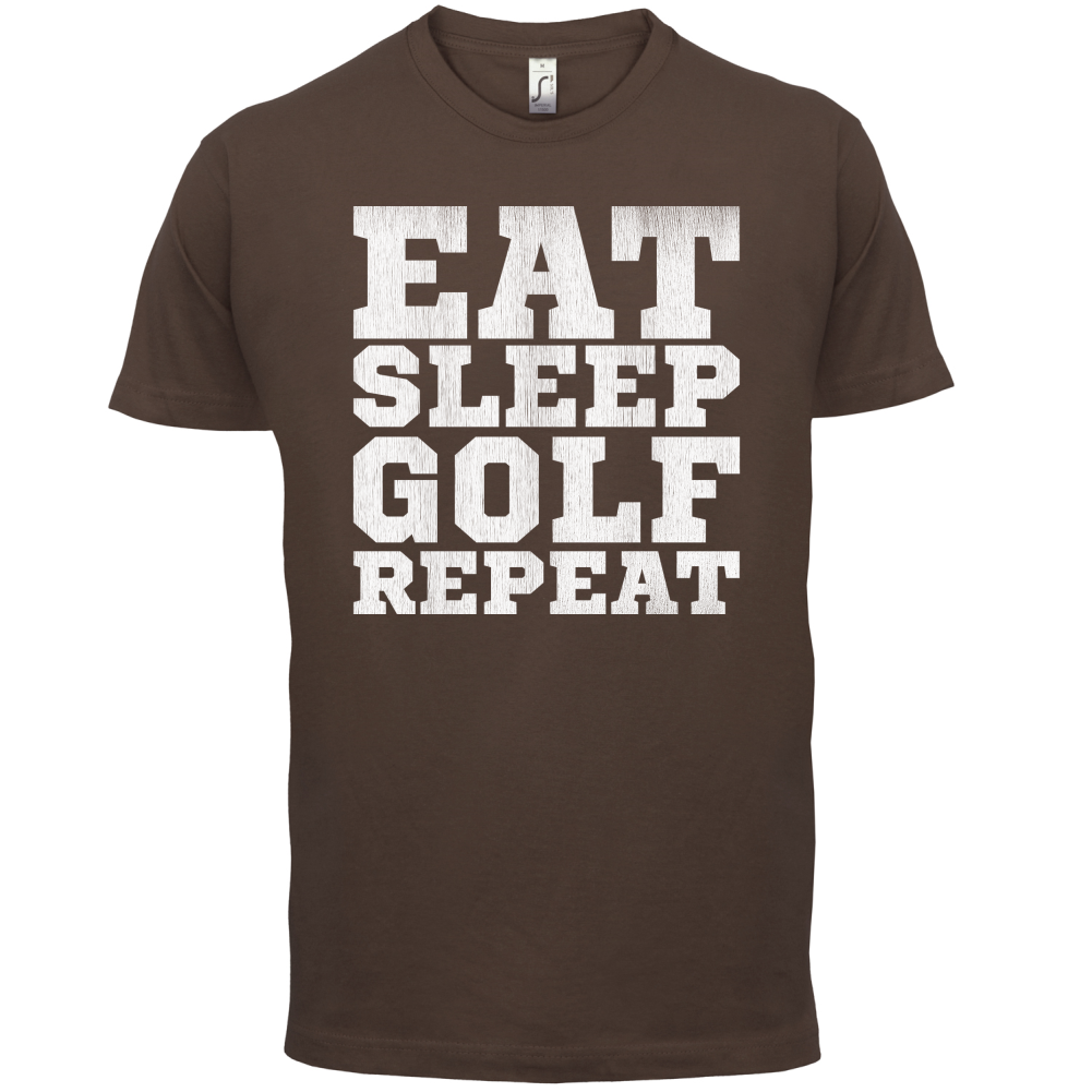 Eat Sleep Golf REPEAT T Shirt