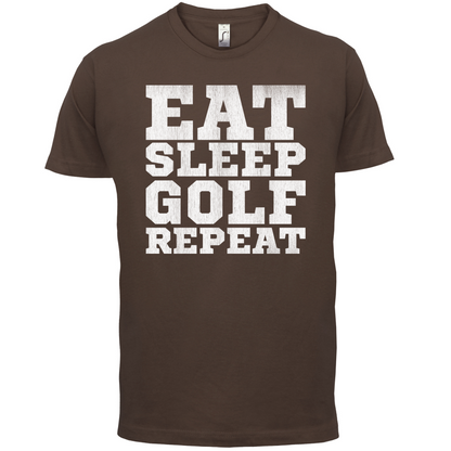 Eat Sleep Golf REPEAT T Shirt