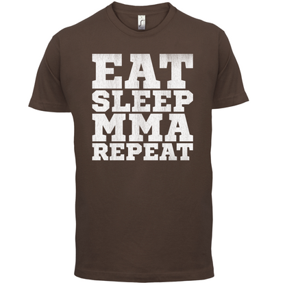 Eat Sleep MMA REPEAT T Shirt