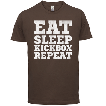 Eat Sleep Kickbox REPEAT T Shirt