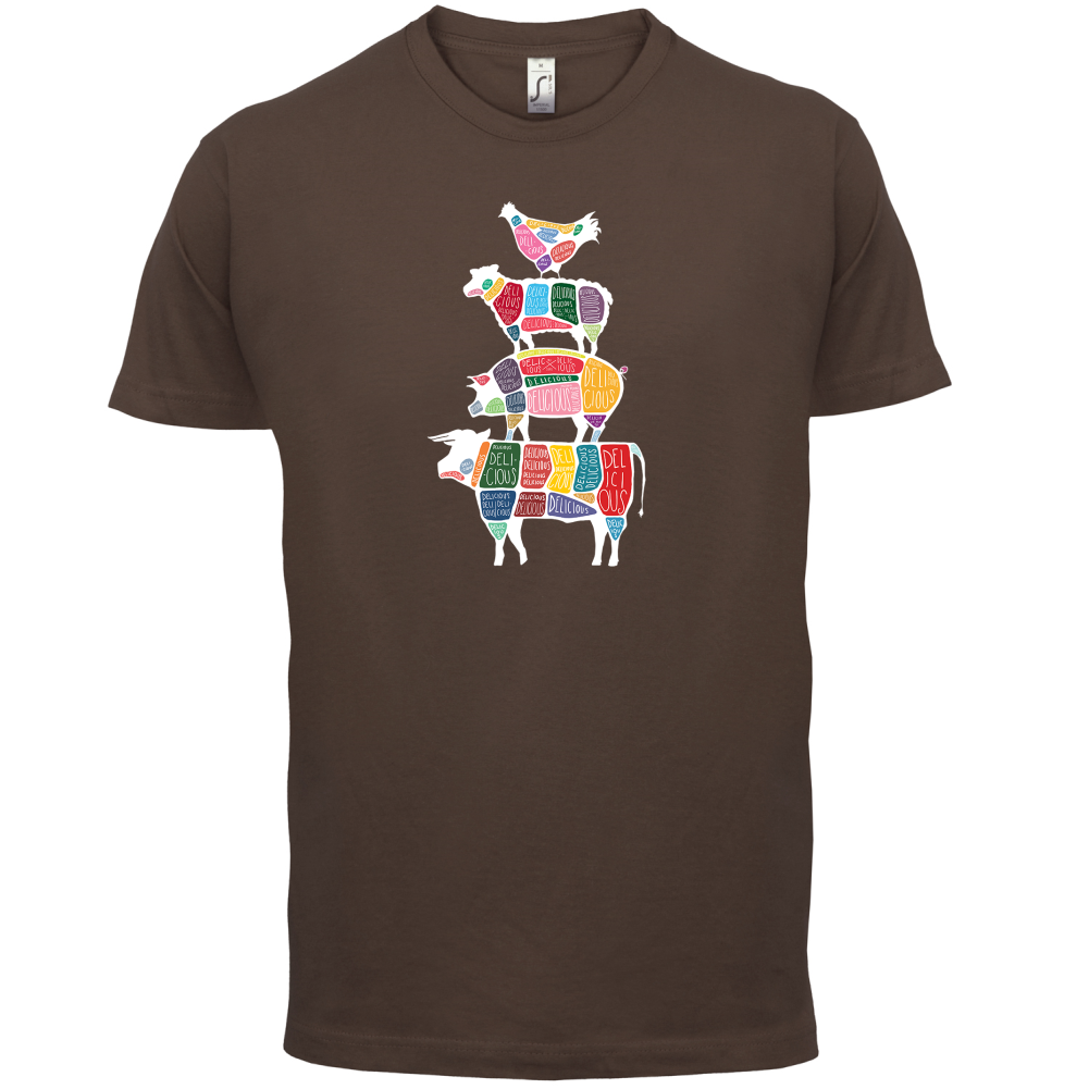 Meat Stack Diagram T Shirt