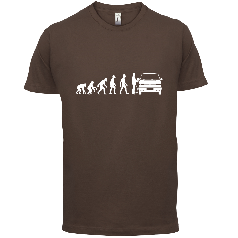 Evolution of Man T4 Campervan T Shirt