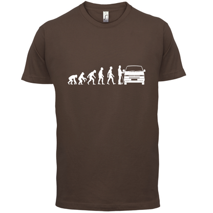 Evolution of Man T4 Campervan T Shirt