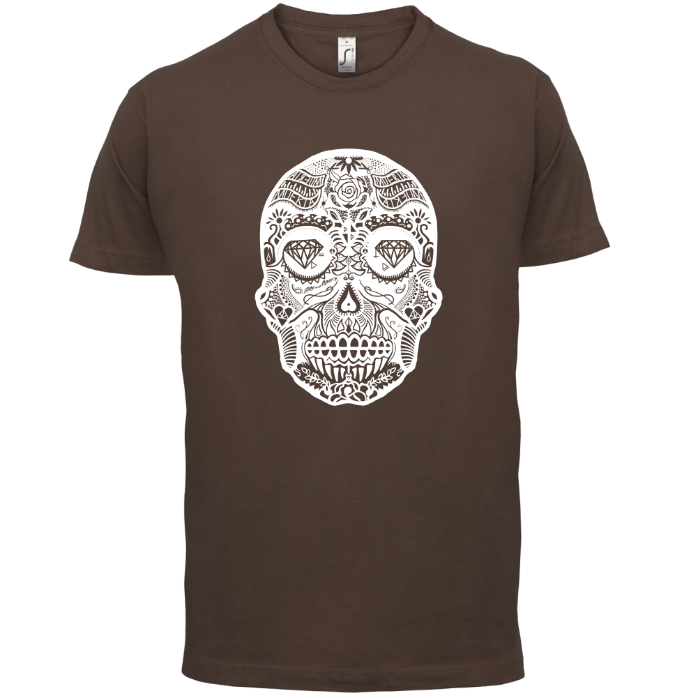 Mexican Sugar Candy Skull T Shirt