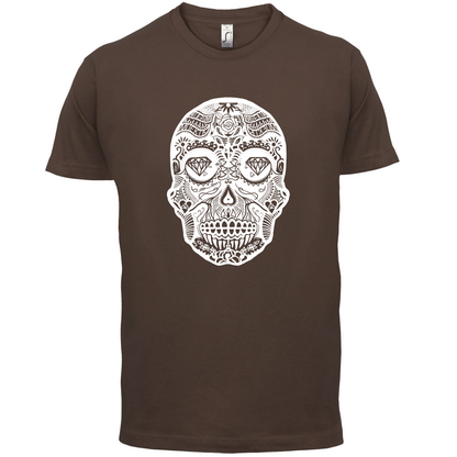Mexican Sugar Candy Skull T Shirt