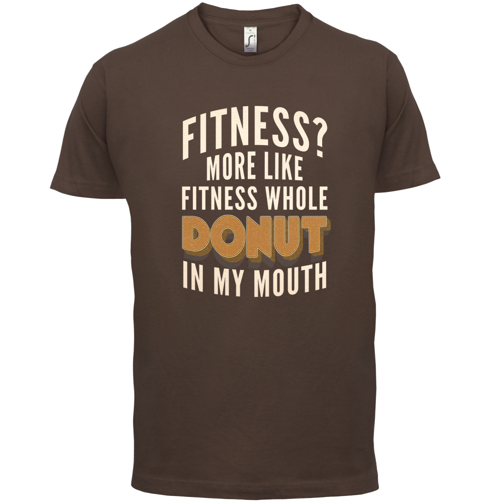 Fitness Donut In My Mouth T Shirt