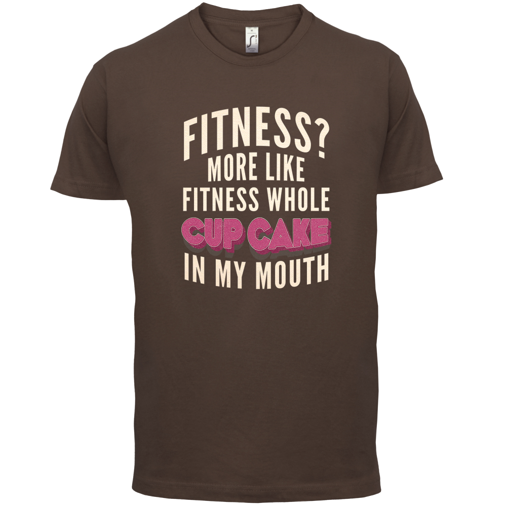 Fitness Cupcake In My Mouth T Shirt