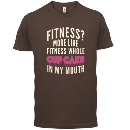 Fitness Cupcake In My Mouth T Shirt