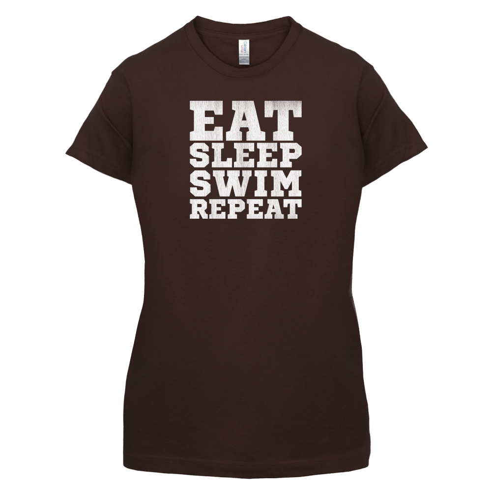 Eat Sleep Swim Repeat T Shirt