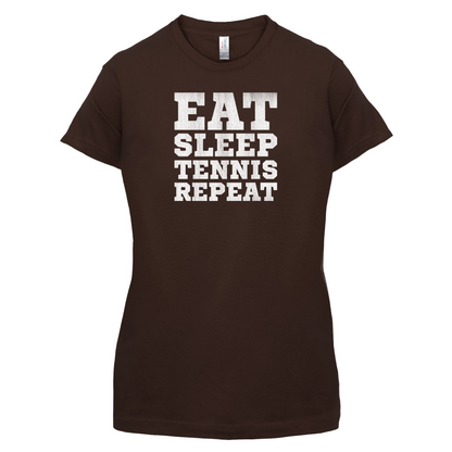 Eat Sleep Tennis Repeat T Shirt