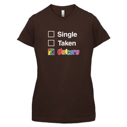 Single Taken Unicorn T Shirt