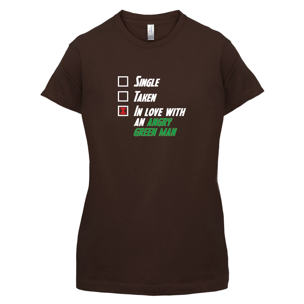 Single Taken Angry Green Man T Shirt