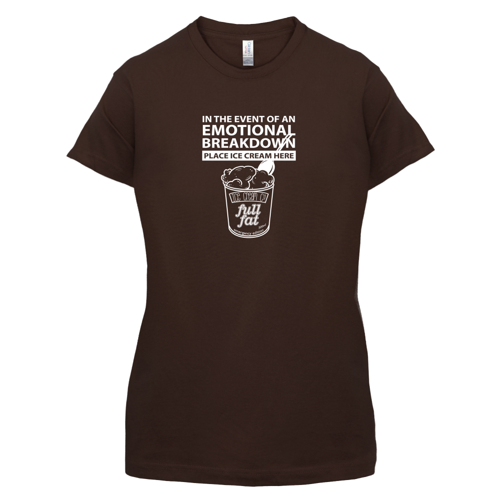 Emotional Breadown Place Ice Cream Here T Shirt