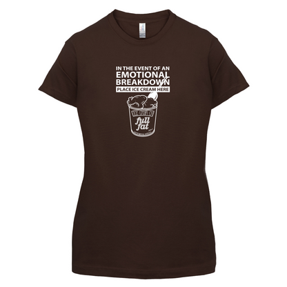 Emotional Breadown Place Ice Cream Here T Shirt
