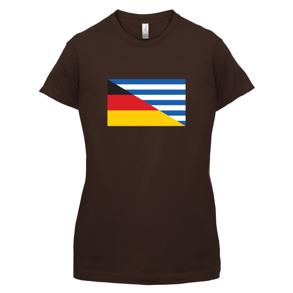 Half German Half Greek Flag T Shirt