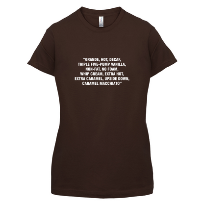 Long Coffee Order T Shirt