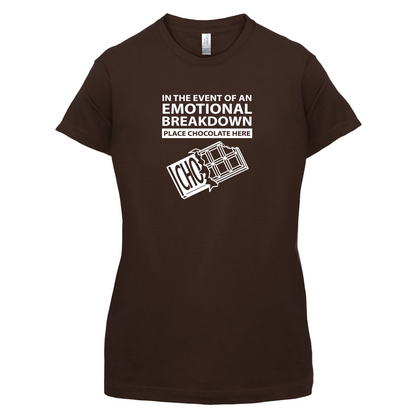 Emotional Breadown Place Chocolate Here T Shirt