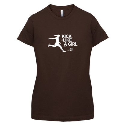 Kick Like A Girl T Shirt