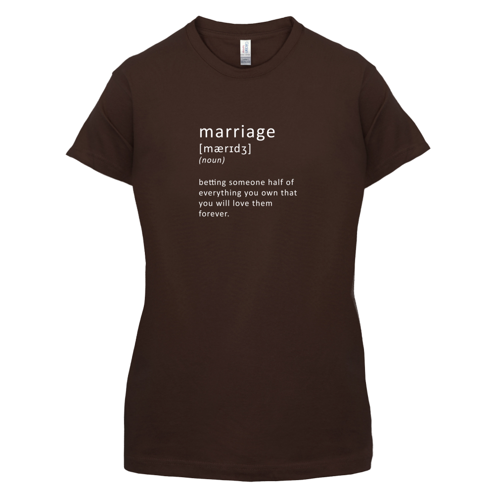 Funny Definition Marriage T Shirt