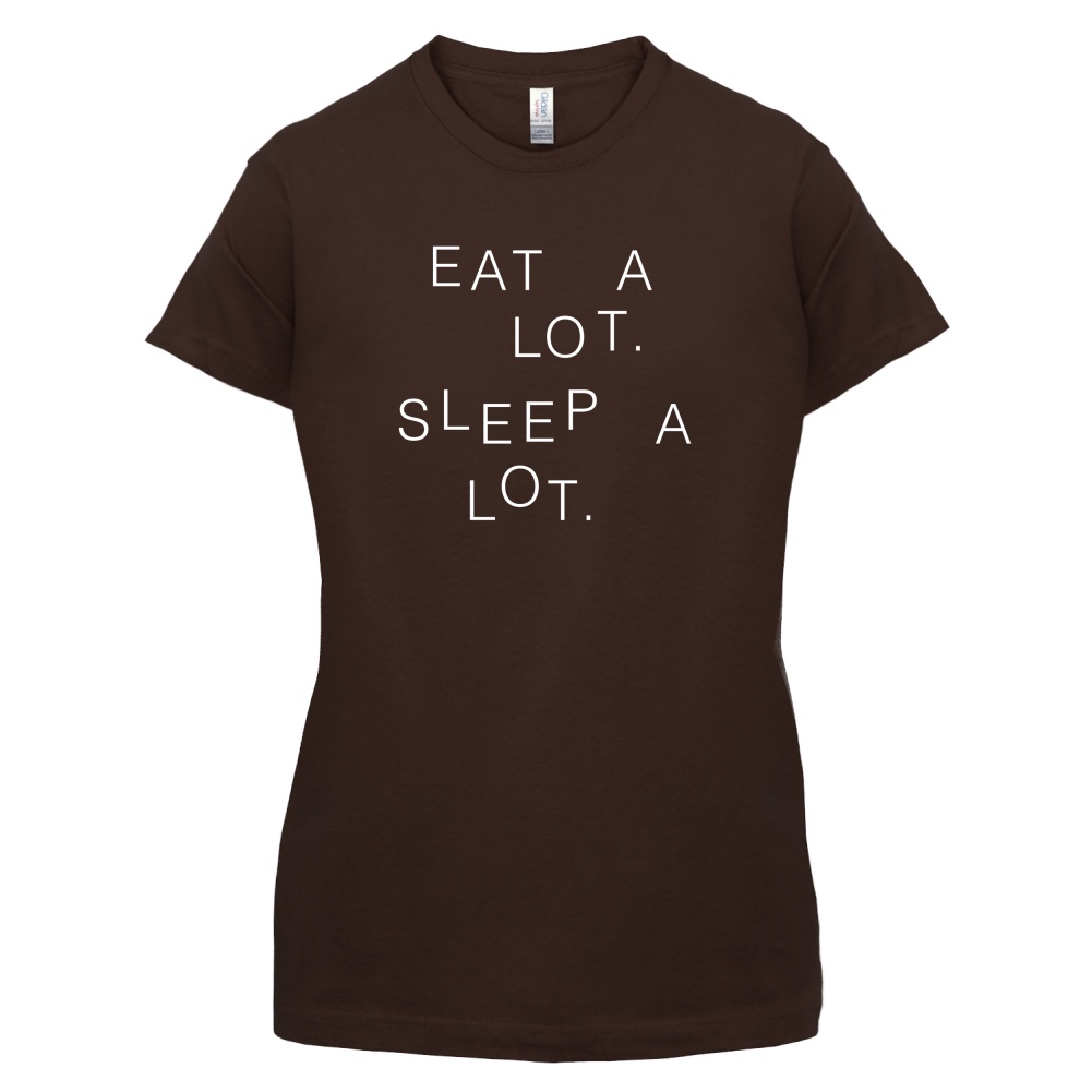 Eat A Lot Sleep A Lot T Shirt
