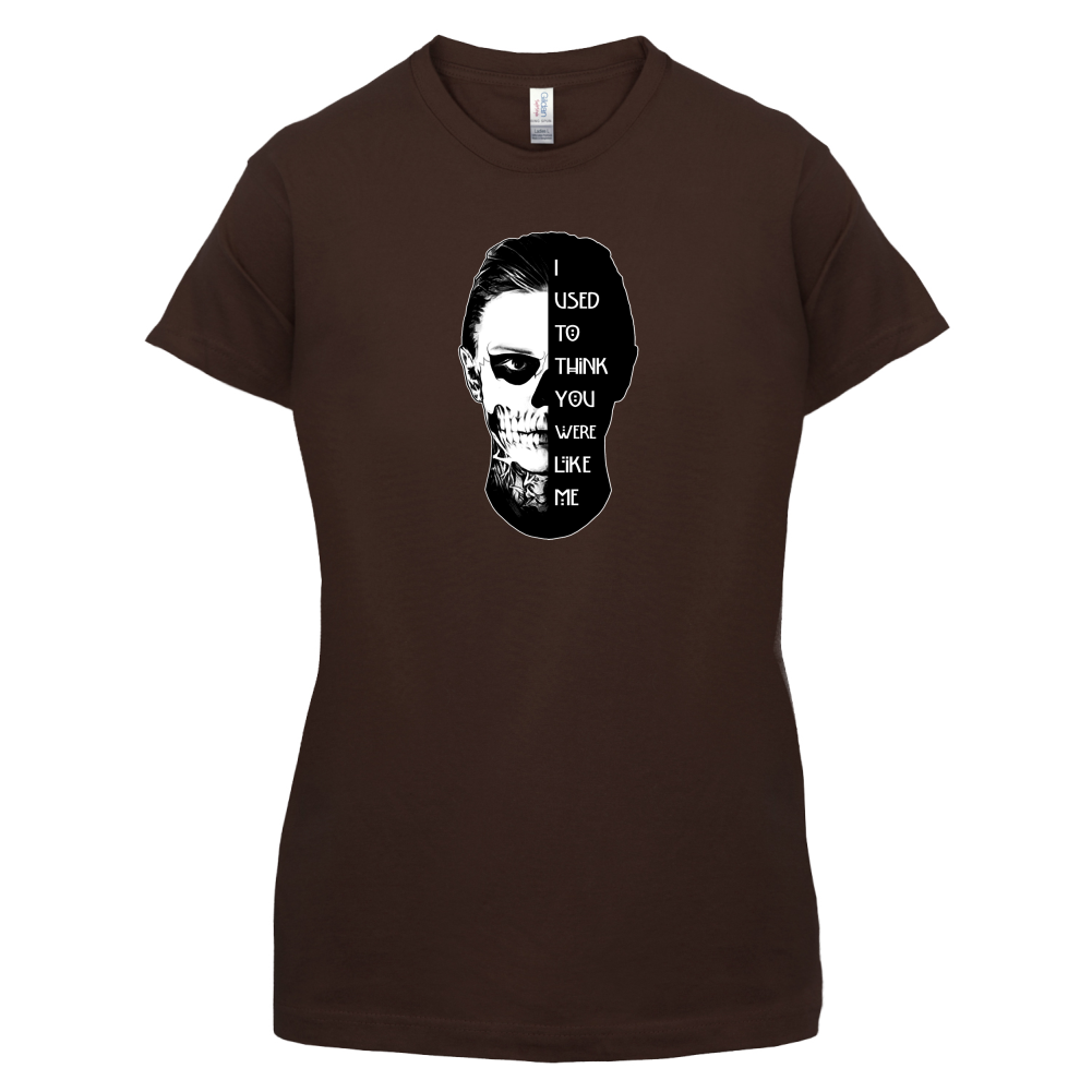 I Used To Think You Were Like Me FACE Design T Shirt