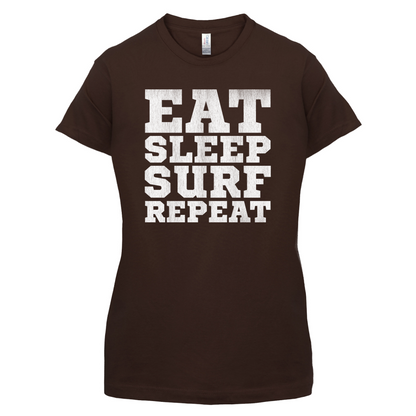 Eat Sleep Surf Repeat T Shirt