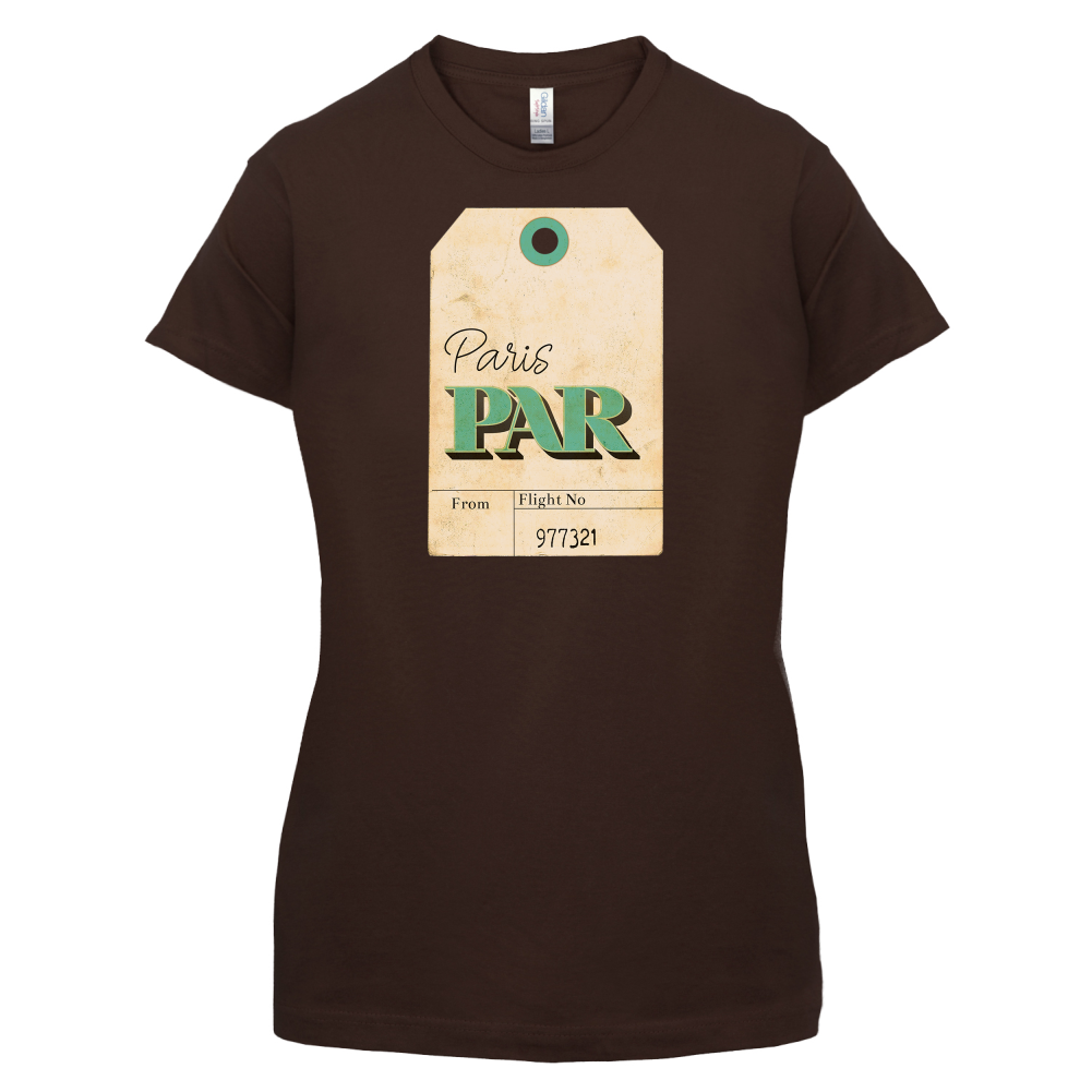 Paris Travel Tag T Shirt