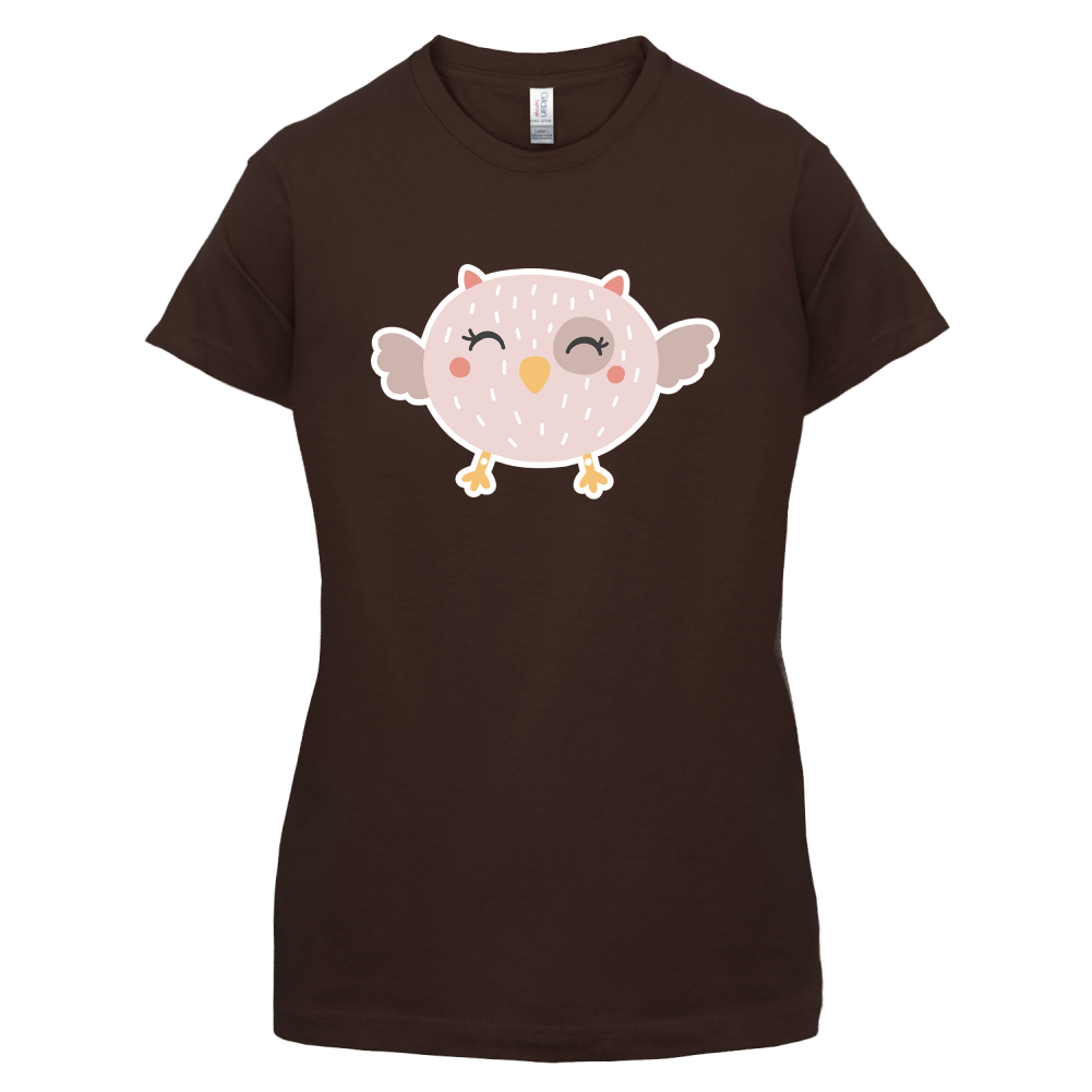 Smiley Face Baby Owl T Shirt