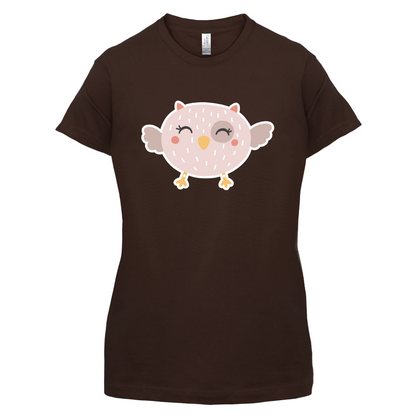 Smiley Face Baby Owl T Shirt