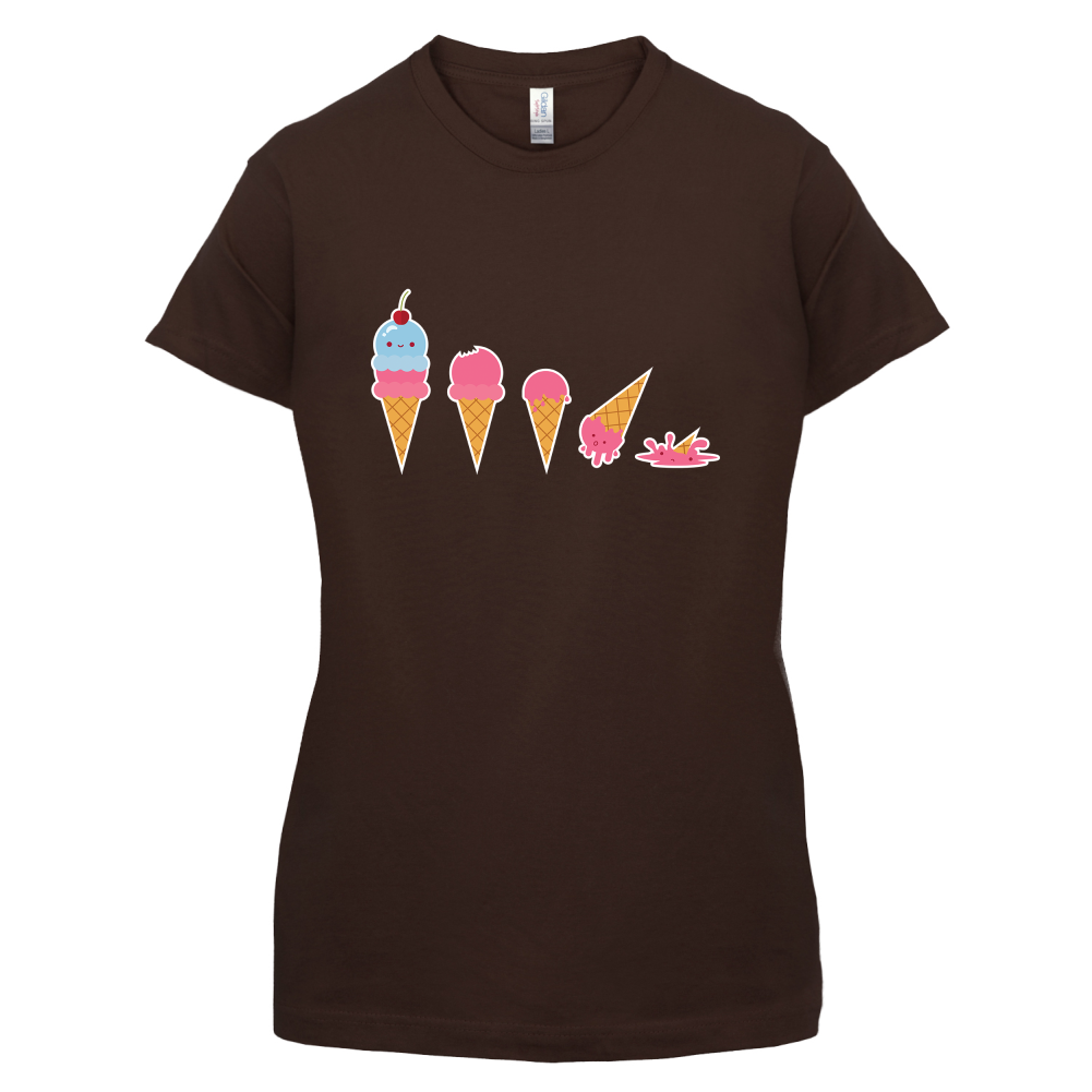 Evolution Of Ice Cream T Shirt
