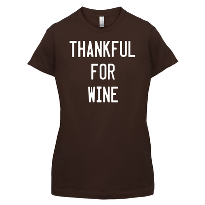 Thankful For Wine T Shirt